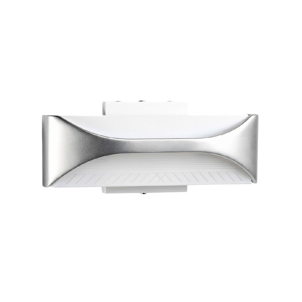**Technische titel in het Nederlands:** Moderne wandlamp met chroomafwerking en LED-verlichting